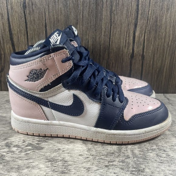 Nike Air Jordan 1 OG (PS) Atmosphere “Bubble Gum” Size 2Y CU0449‌-‌641 - Picture 3 of 8